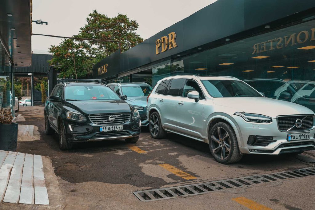 تعمیرات شیشه خودروی ولوو xc90