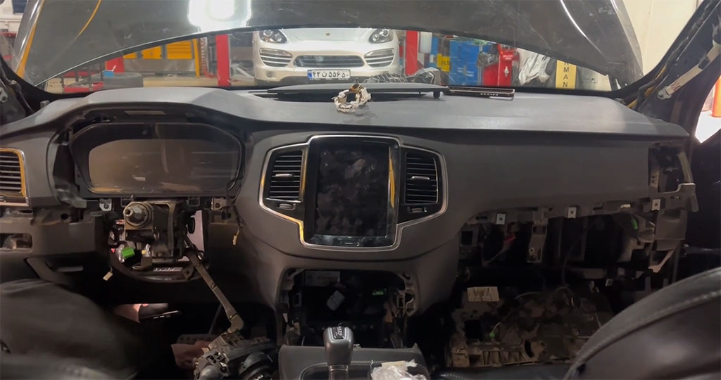 حل مشکل بخاری رادیات ولوو XC90